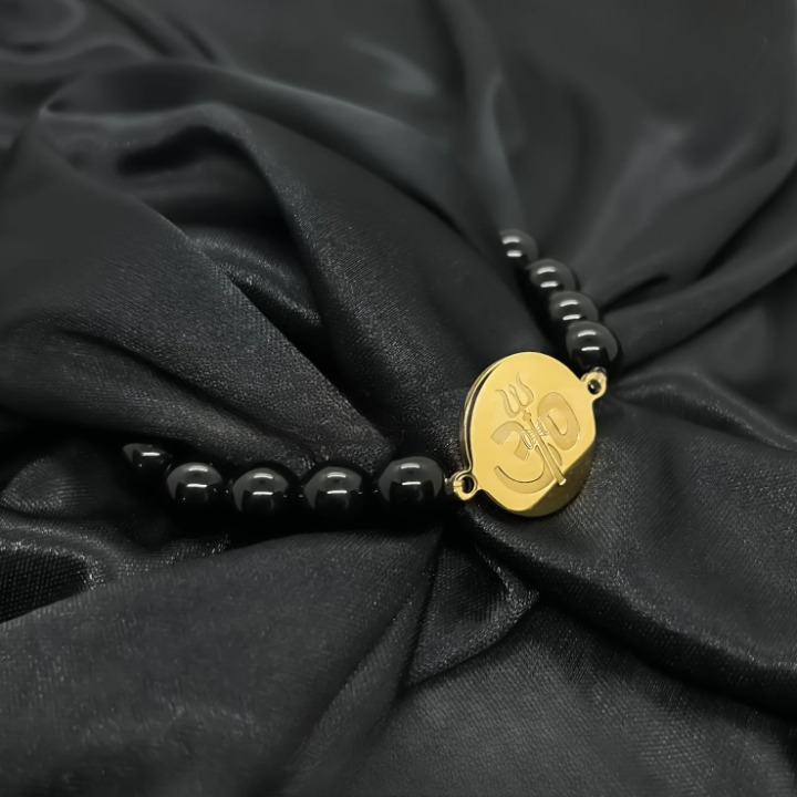 Trishul Om Crystal Bracelet For Men Online