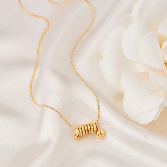 Golden Springs Pendant Necklace