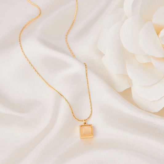 Rectangle Pendant Necklace