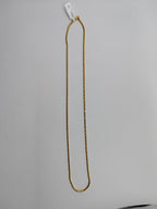 Minimal Gold-Tone Snake Chain