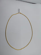 Minimal Gold-Tone Snake Chain