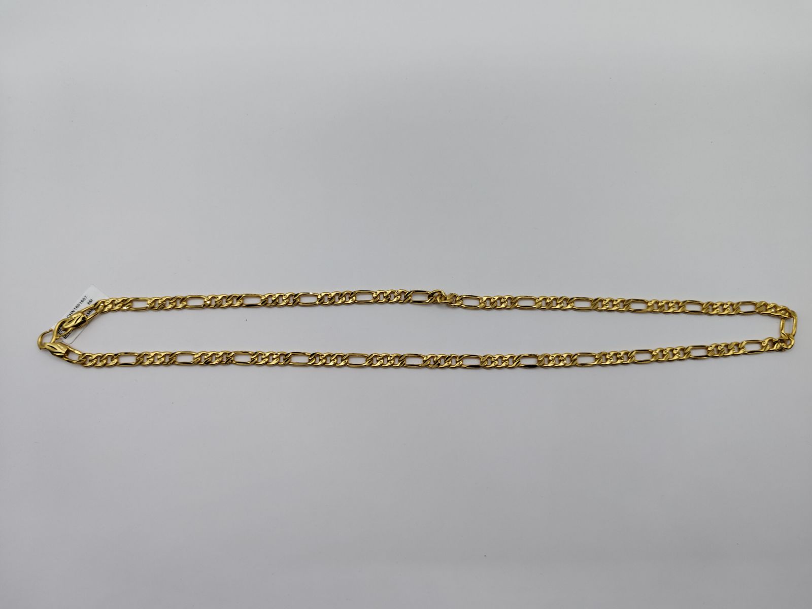 Gold-Finish Figaro Link Chain