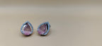 Lavender Crystal Teardrop Pendant & Earrings
