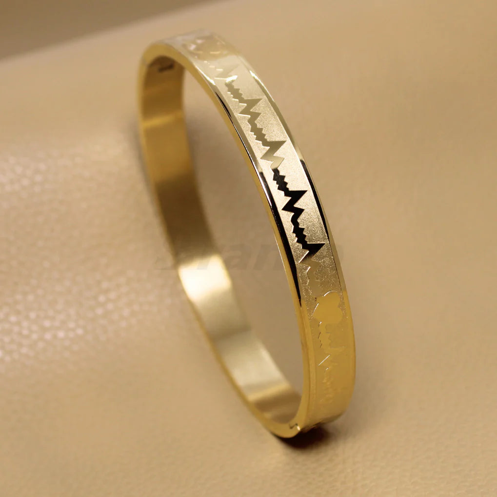 Heartbeat Lifeline Men's Bracelet