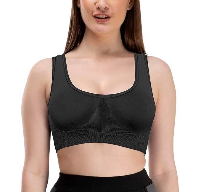 Womens Black Air Bra (Pack of 1)