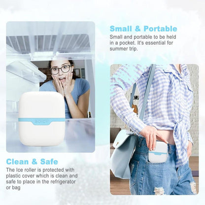 2 in 1 Upgraded Ice Roller For Face and Eyes, Neck and Body