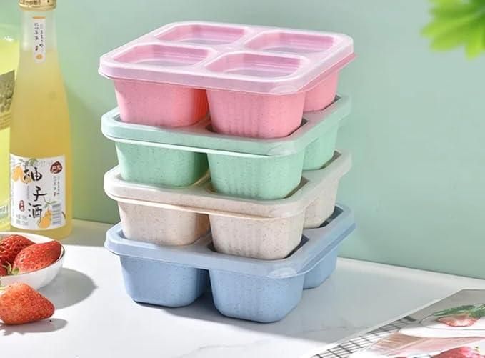 4 Cube Containers Pack of 4