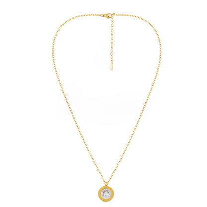 Cubic Zirconium Studded Necklace