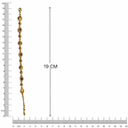 Elegant Gold-Plated Ruby Accent Bracelet