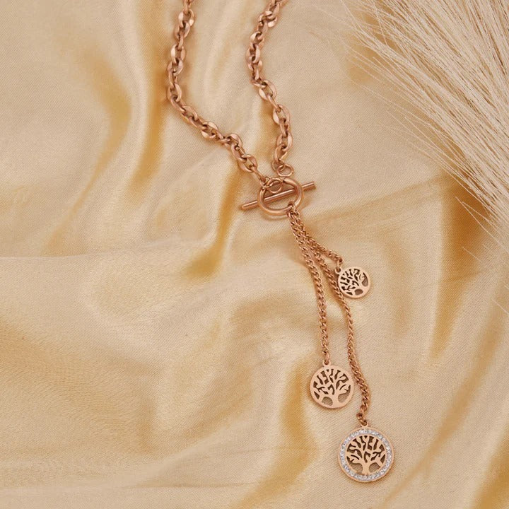 Life Tree Charm Necklace