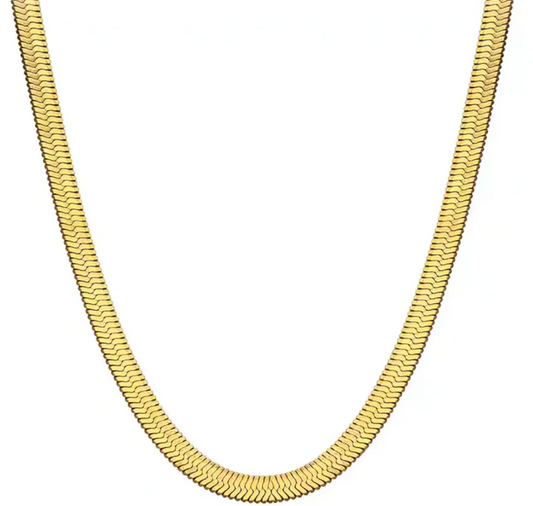 Gold Snake Necklace Chain For Women and Girls
