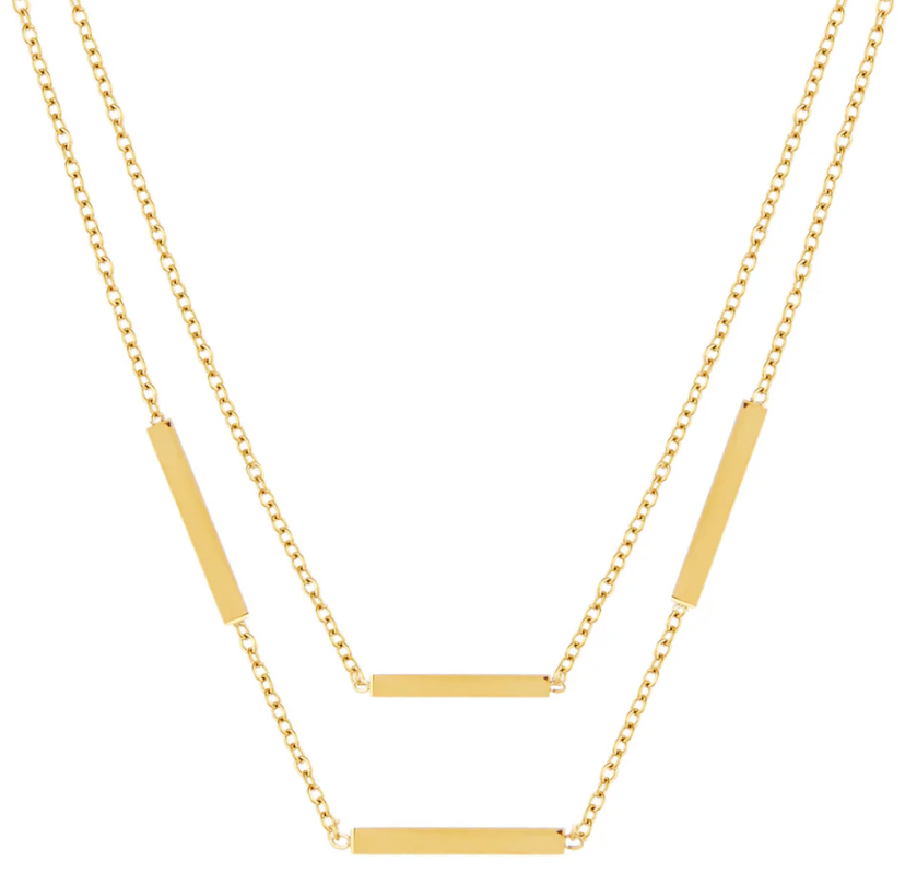 Stainless Steel Bar Necklace