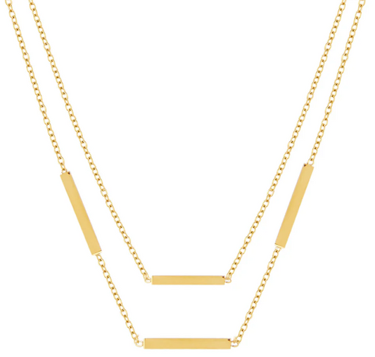 Stainless Steel Bar Necklace