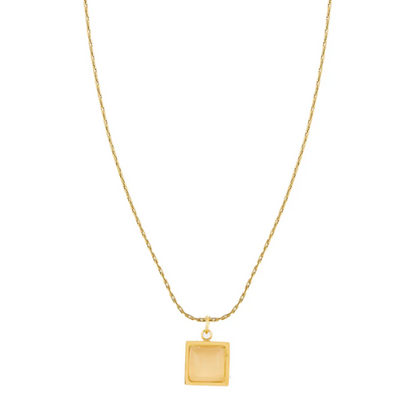 Rectangle Pendant Necklace