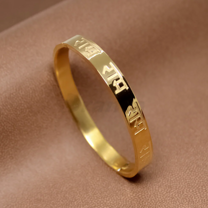 Divine Ram Men's Gold Bracelet