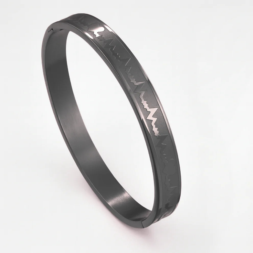 Heartbeat Lifeline Men's Bracelet