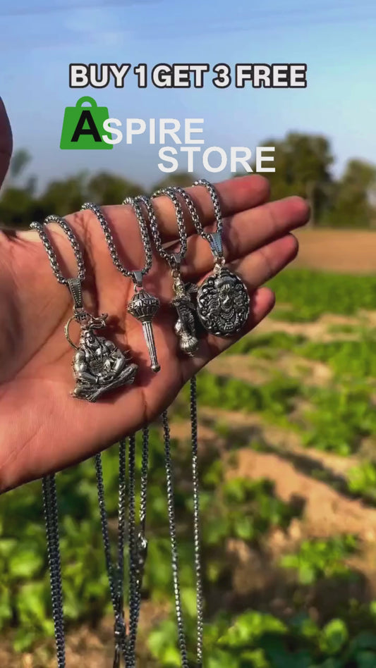 Lord Hanuman Chain With Pendant (Pack of 4)
