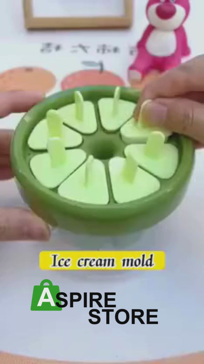 Reusable DIY 8 Pieces Ice Pop Mould