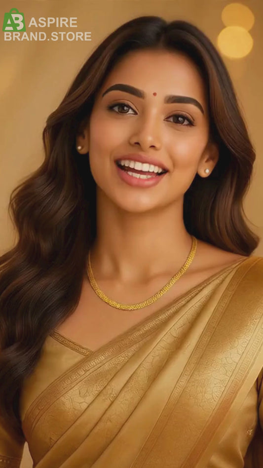 Gold Snake Necklace Chain For Women and Girls