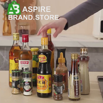 Round Countertop Storage for Bottles & Jars