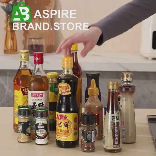 Round Countertop Storage for Bottles & Jars