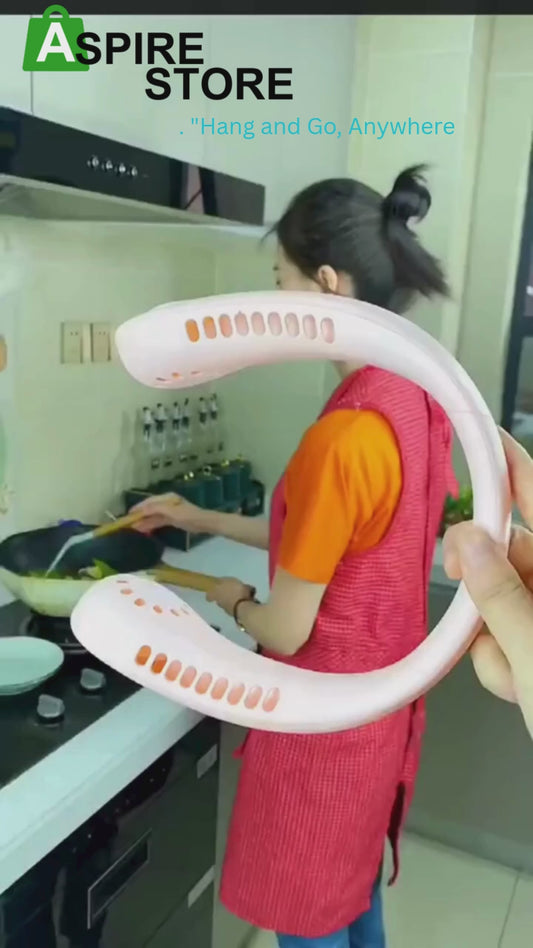 Portable Bladeless Hanging Rechargeable Neck Fan