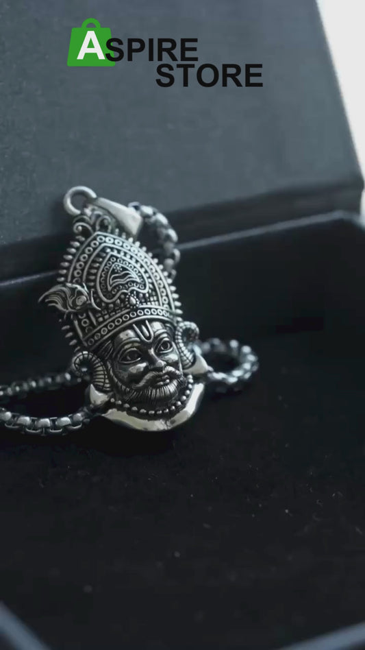 Khatu Shyam Maharaj Pendant with Chain