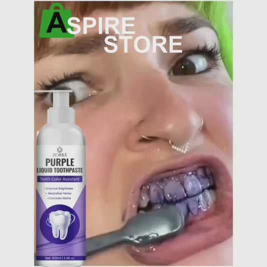 ZORBA Purple Liquid Toothpaste 200ml Pack of 2