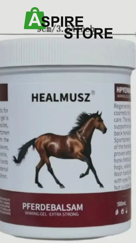 Extra Strong Chestnut Horse Balm Gel for Heating Massage Cream 500gm