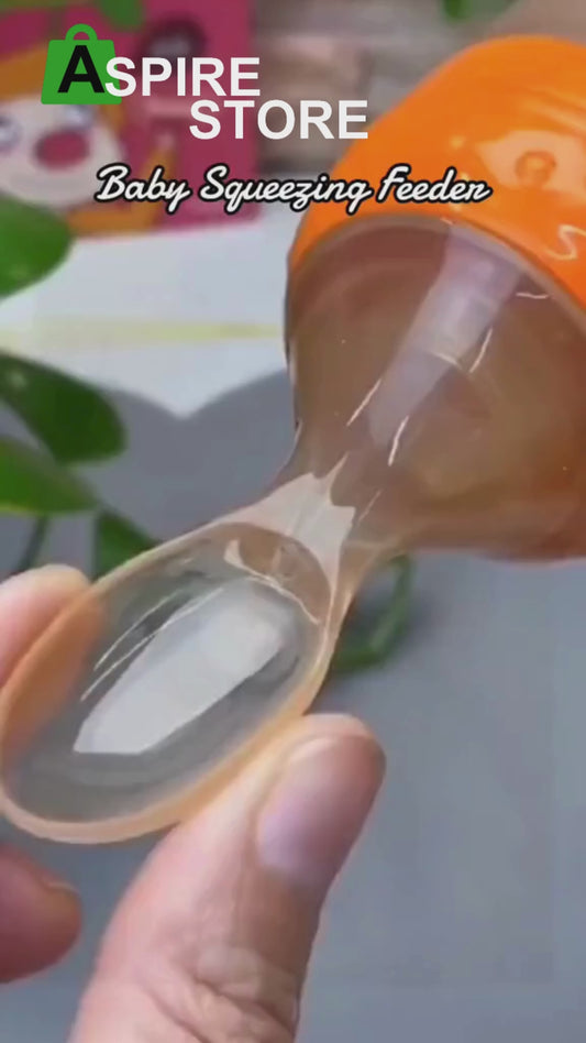 Premium Baby Food Squeeze Feeder Spoon